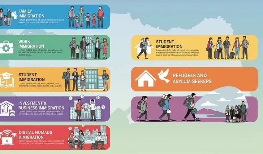 Types of Immigration to Turkey