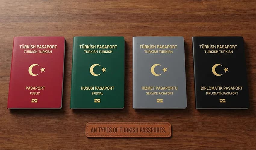 Turkish passport types 2025