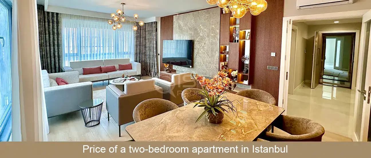 Price of a two-bedroom apartment in Istanbul