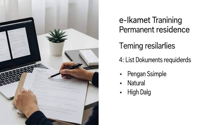 دليل تسجيل طلب الإقامة الدائمة في نظام e-ikamet وقائمة المستندات المطلوبة